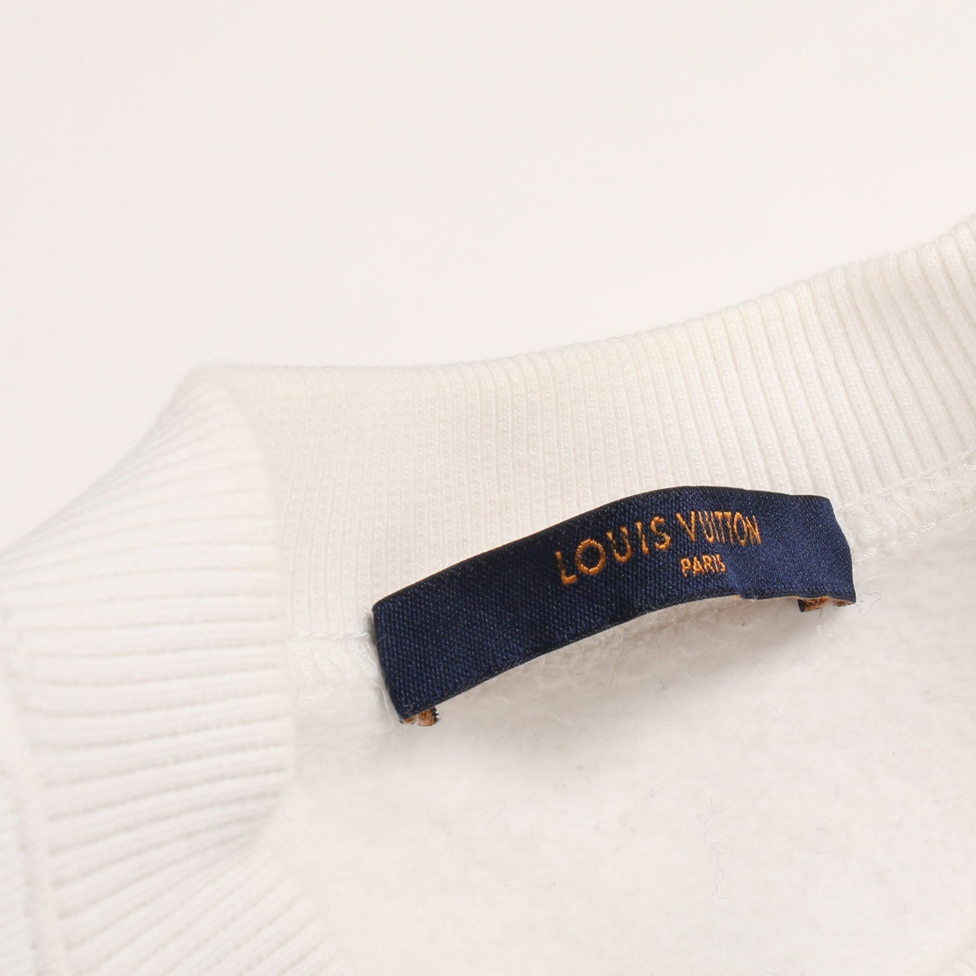 Scarcrow Embroidered Sweatshirt スウェットシャツ コットン ホワイト ルイヴィトン トップス LOUIS VUITTON