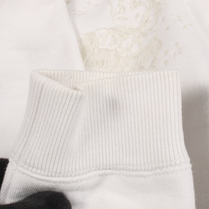 Scarcrow Embroidered Sweatshirt スウェットシャツ コットン ホワイト ルイヴィトン トップス LOUIS VUITTON