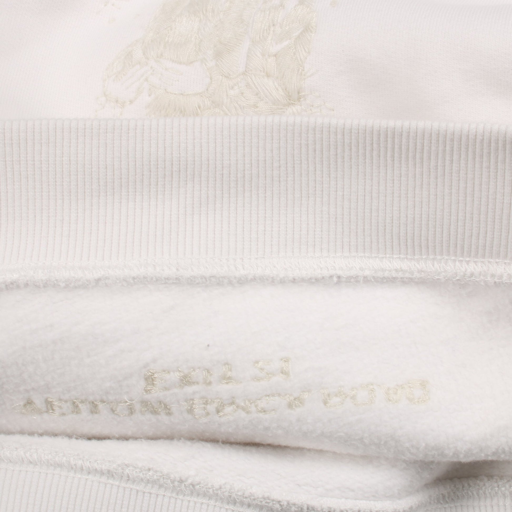Scarcrow Embroidered Sweatshirt スウェットシャツ コットン ホワイト ルイヴィトン トップス LOUIS VUITTON