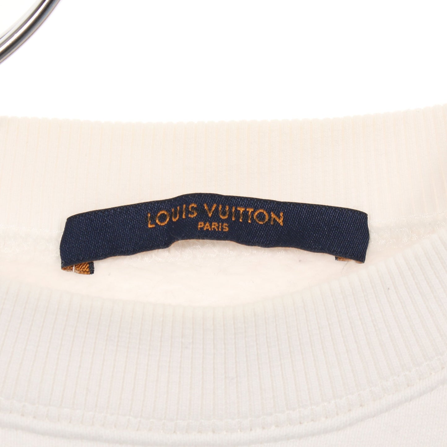 Scarcrow Embroidered Sweatshirt スウェットシャツ コットン ホワイト ルイヴィトン トップス LOUIS VUITTON