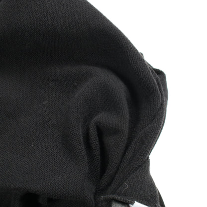 プルオーバーパーカー バックロゴ刺繍 コットン ブラック オーバーサイズ バレンシアガ トップス BALENCIAGA