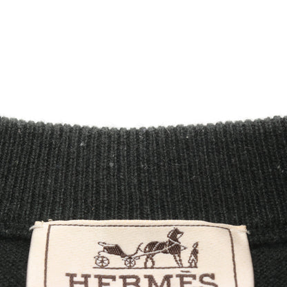 シェーヌダンクル ニット クルーネック カシミヤ ダークグリーン エルメス トップス HERMES