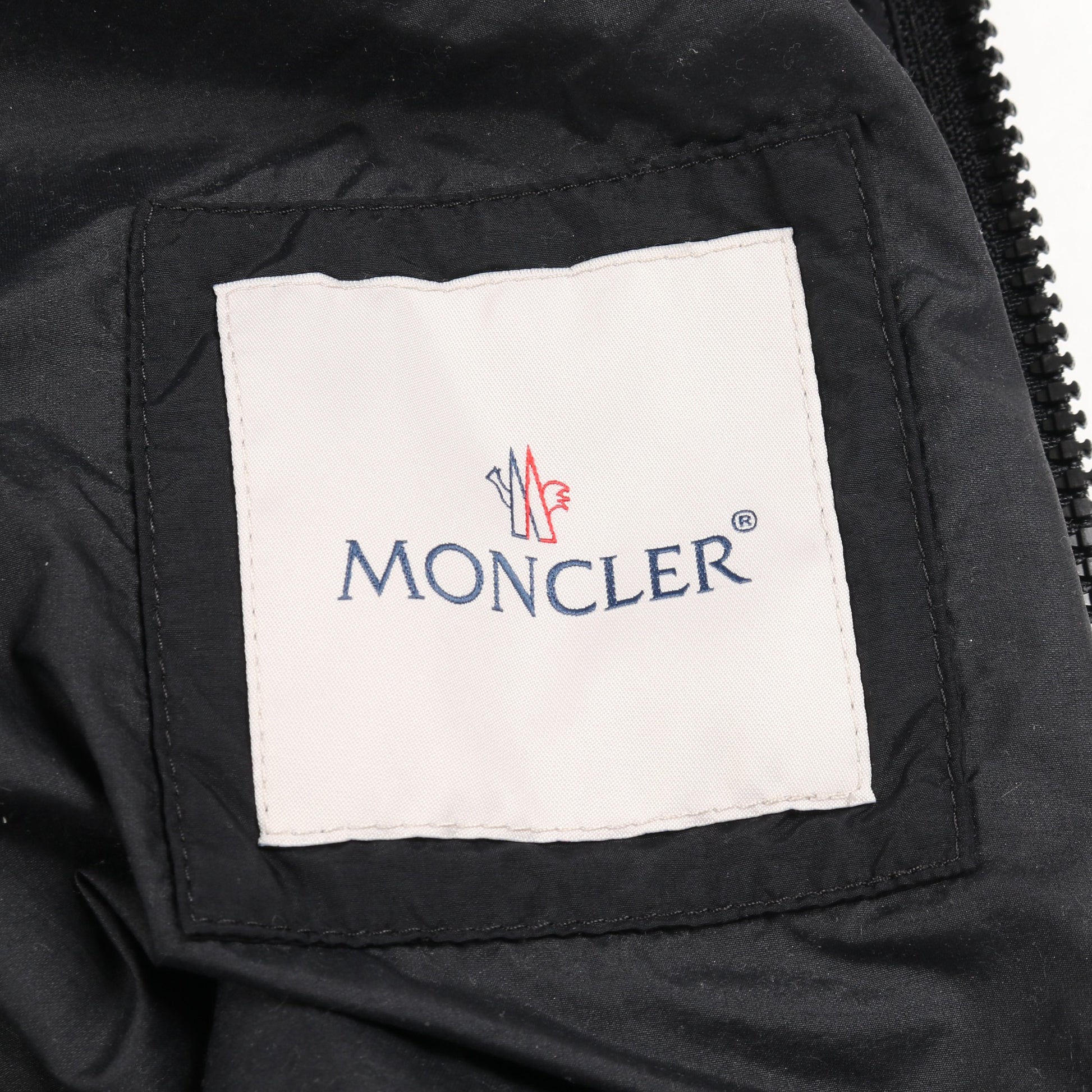 FEGEO ジャケット ナイロン ブラック フード付き モンクレール アウター MONCLER