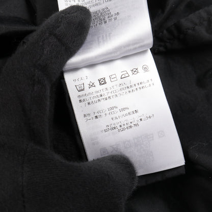 FEGEO ジャケット ナイロン ブラック フード付き モンクレール アウター MONCLER