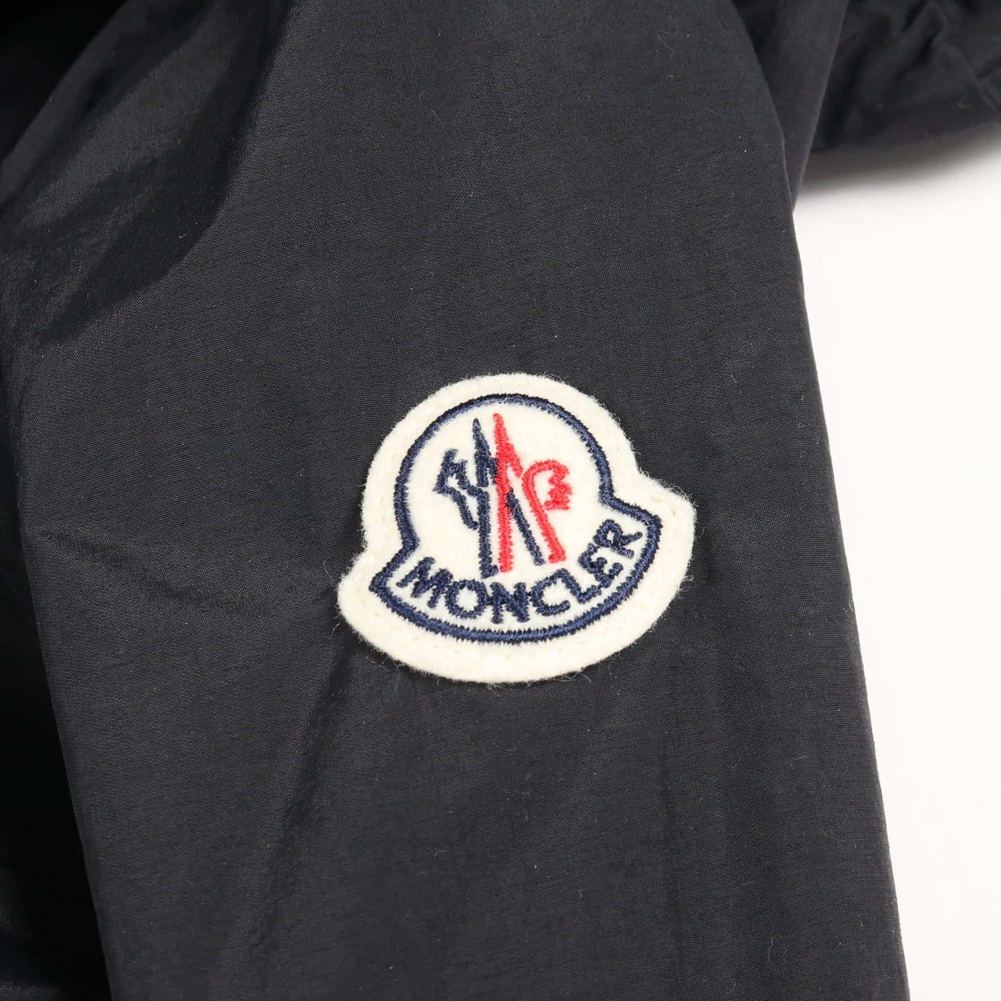 FEGEO ジャケット ナイロン ブラック フード付き モンクレール アウター MONCLER