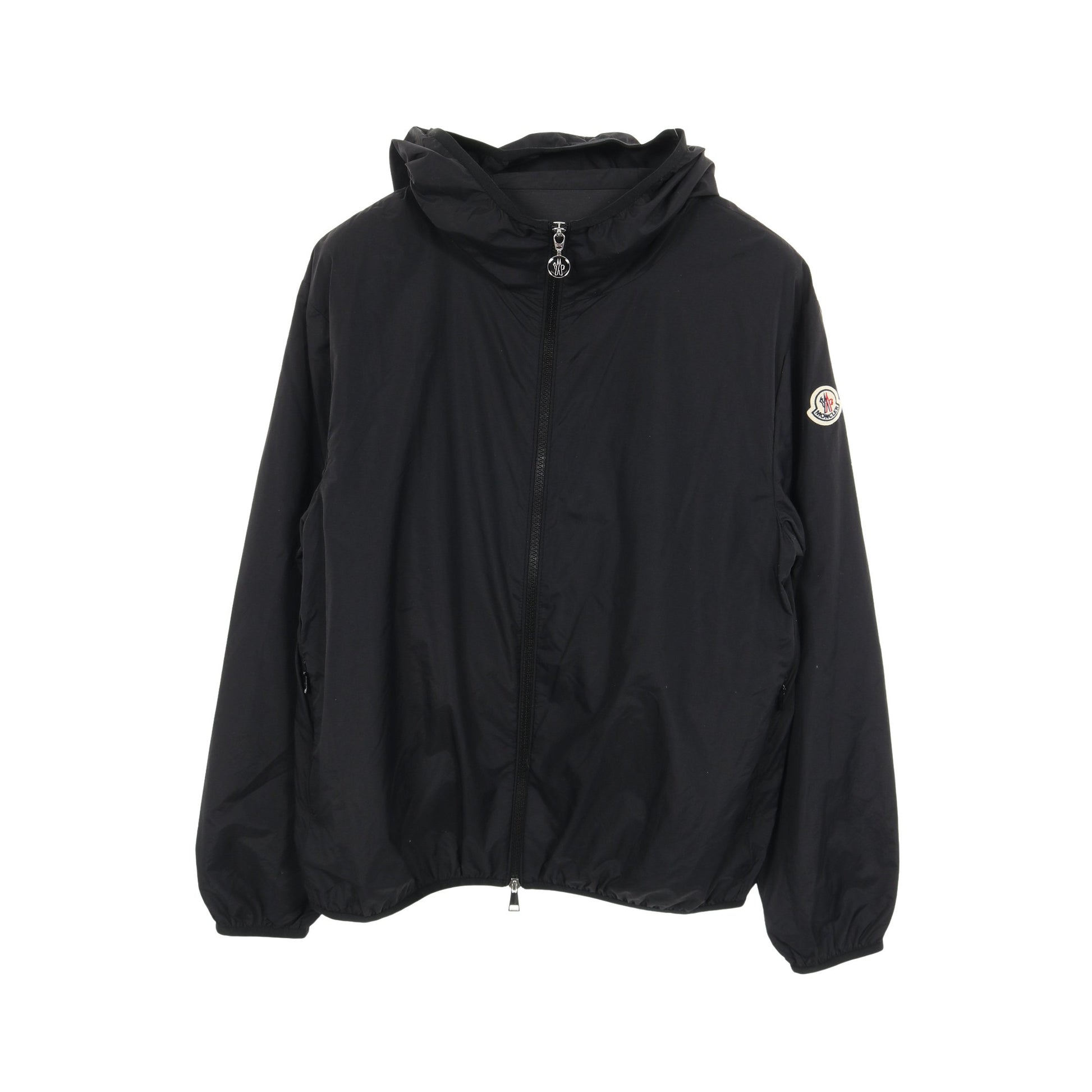 FEGEO ジャケット ナイロン ブラック フード付き モンクレール アウター MONCLER