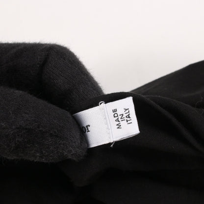 タンクトップ ボーダー スパンコール コットン ブラック クリスチャンディオール トップス Christian Dior