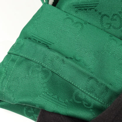 GUCCI × adidas GG柄 シャツ 半袖 コットン グリーン レッド グッチ トップス GUCCI