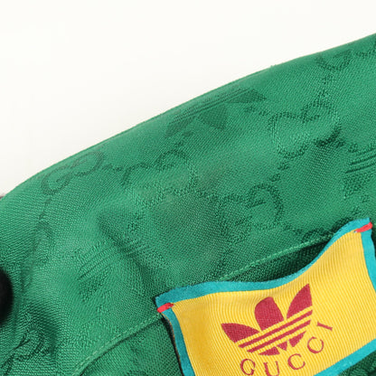 GUCCI × adidas GG柄 シャツ 半袖 コットン グリーン レッド グッチ トップス GUCCI