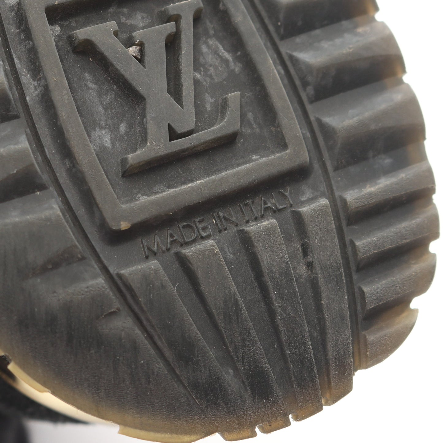ランアウェイライン モノグラム スニーカー ファブリック スエード PVC ブラック ブラウン ルイヴィトン シューズ LOUIS VUITTON