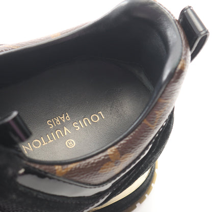 ランアウェイライン モノグラム スニーカー ファブリック スエード PVC ブラック ブラウン ルイヴィトン シューズ LOUIS VUITTON