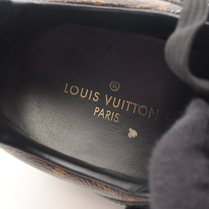 ランアウェイライン モノグラム スニーカー ファブリック スエード PVC ブラック ブラウン ルイヴィトン シューズ LOUIS VUITTON