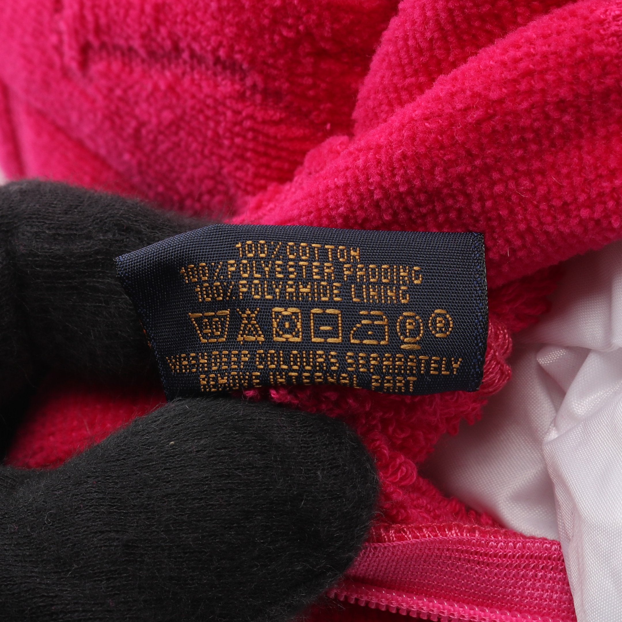 クッサン LVバケーション モノグラム フューシャ クッション