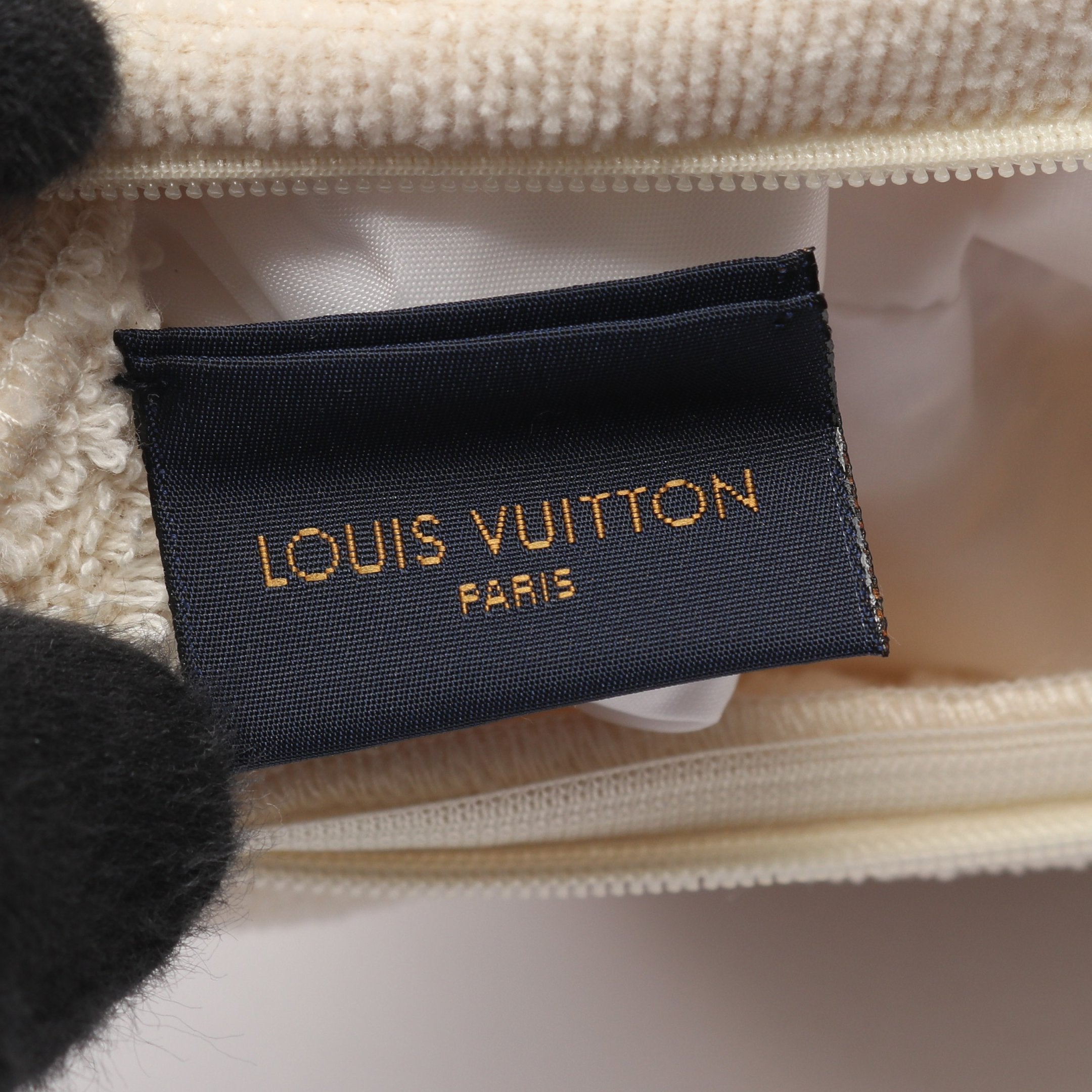 クッサン LVバケーション モノグラム クリーム クッション インテリア