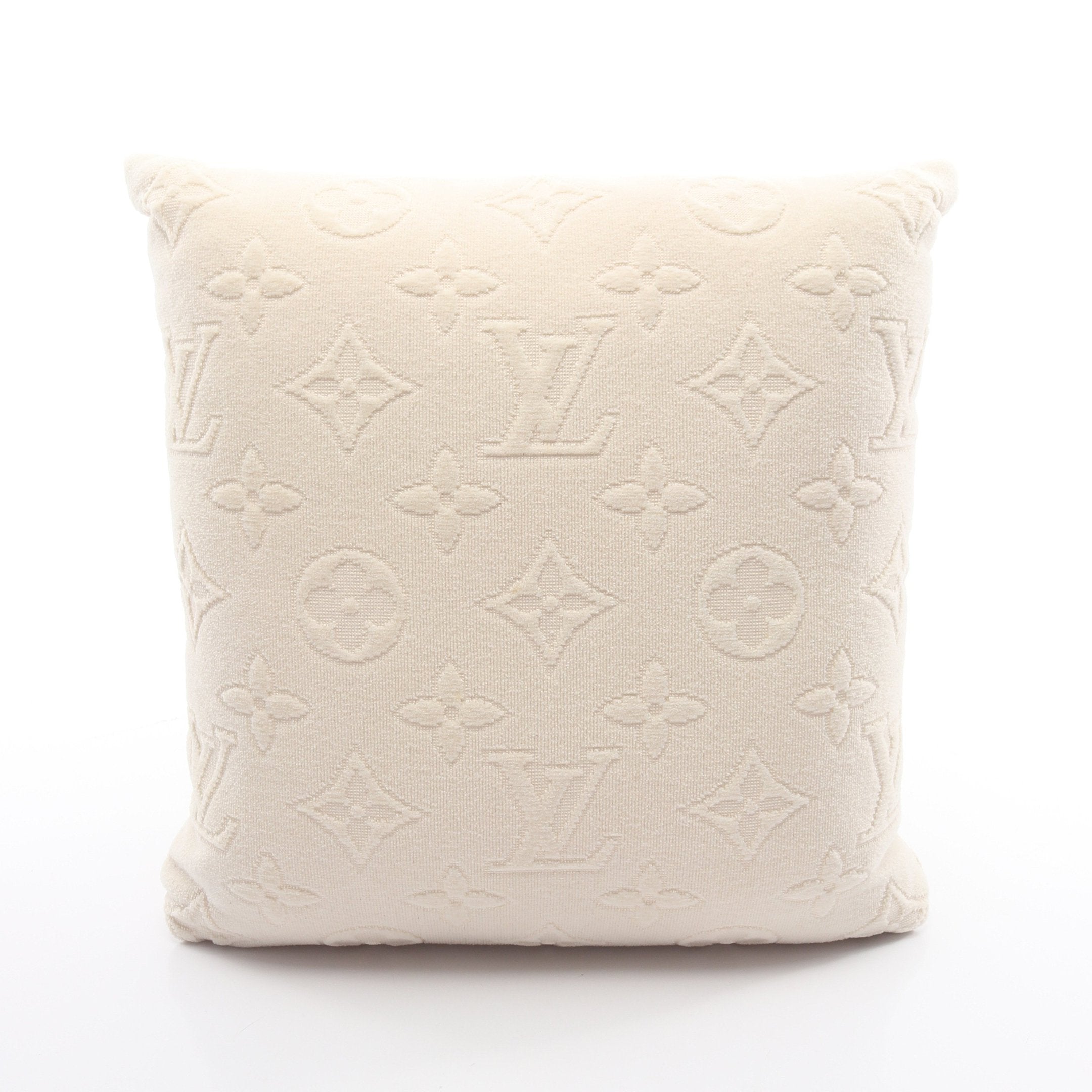 クッサン LVバケーション モノグラム クリーム クッション インテリア