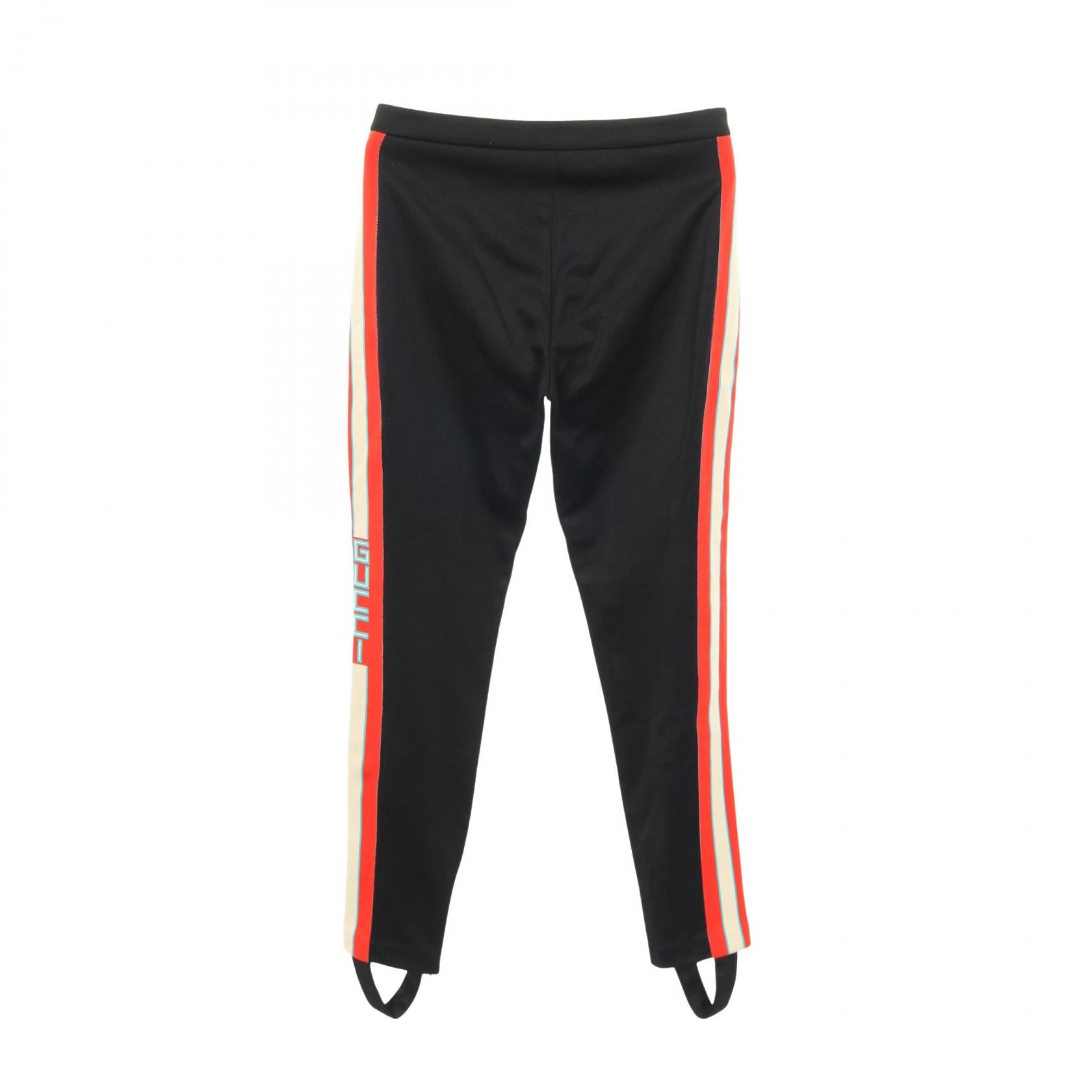 ウェブライン ジョガーパンツ コットン ブラック レッド ベージュ グッチ ボトムス GUCCI