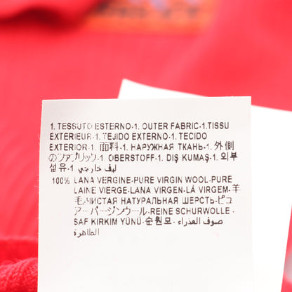 ニット ハイネック ロゴ ウール レッド ヴェルサーチ トップス Versace