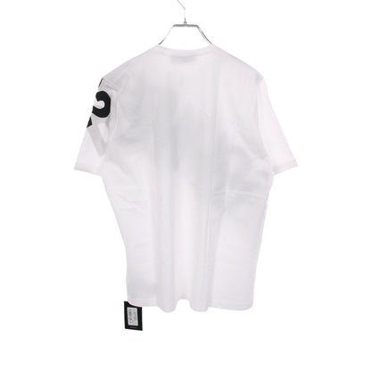 Slouch Fit 半袖Tシャツ クルーネック ロゴプリント コットン ホワイト ブラック ディースクエアード トップス DSQUARED2