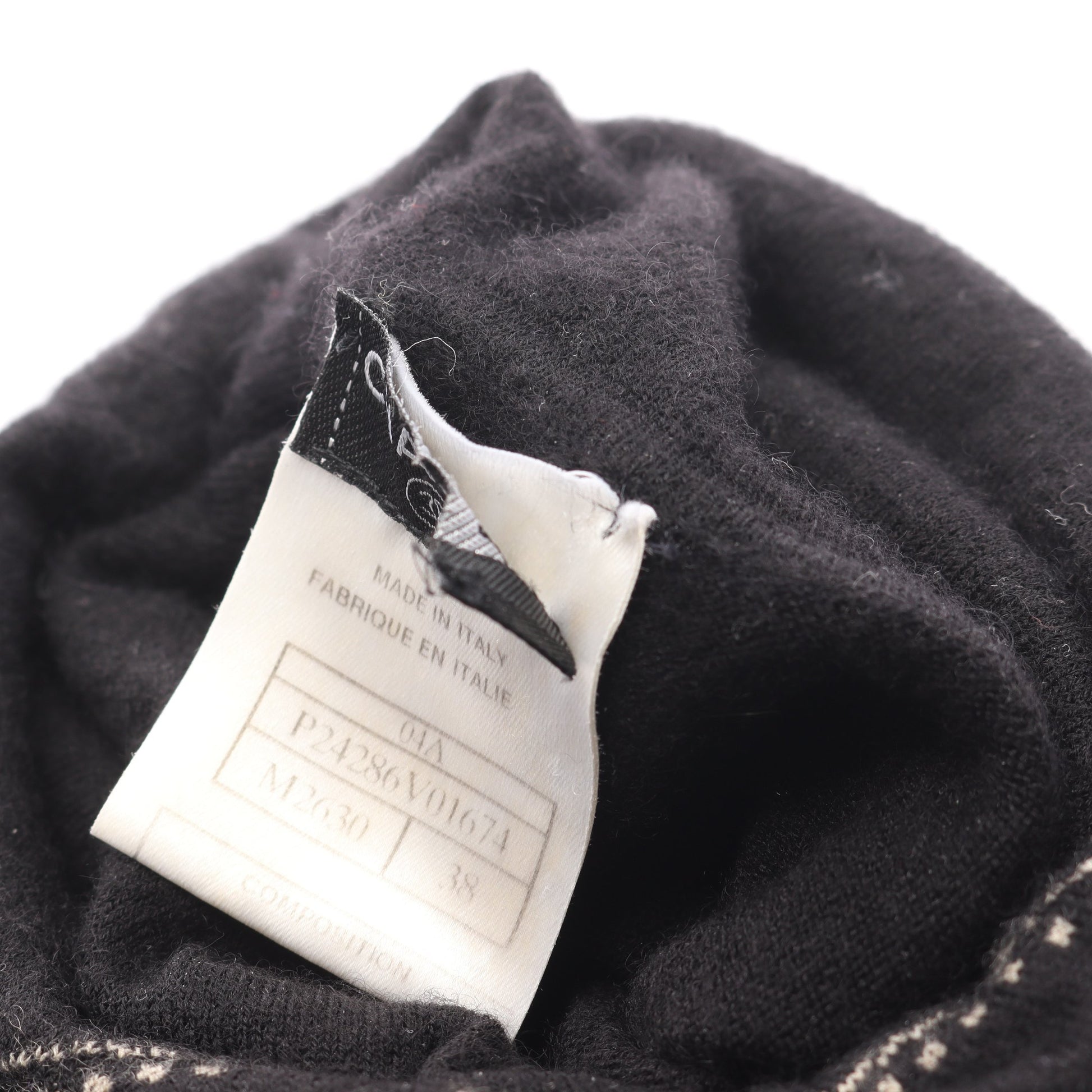 ニット タートルネック ロゴ カシミヤ ブラック シャネル トップス CHANEL