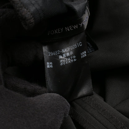 グログランブーケ ワンピース ノースリーブ ブラック フォクシーニューヨーク ワンピース FOXEY NEW YORK