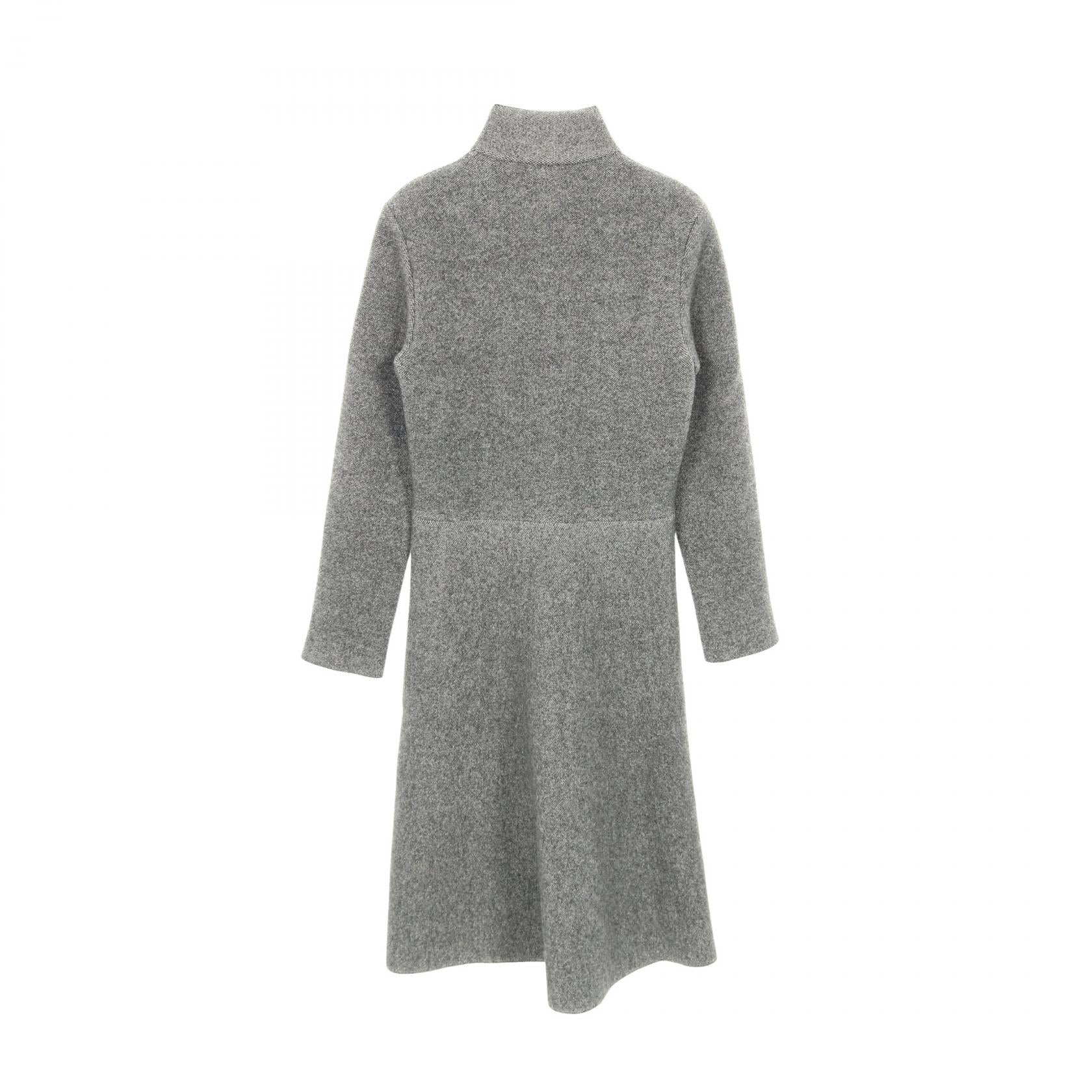 Christian Dior グレー系 ニットコート M ロングコート ウール カシミヤ グレー クリスチャンディオール – RECLO