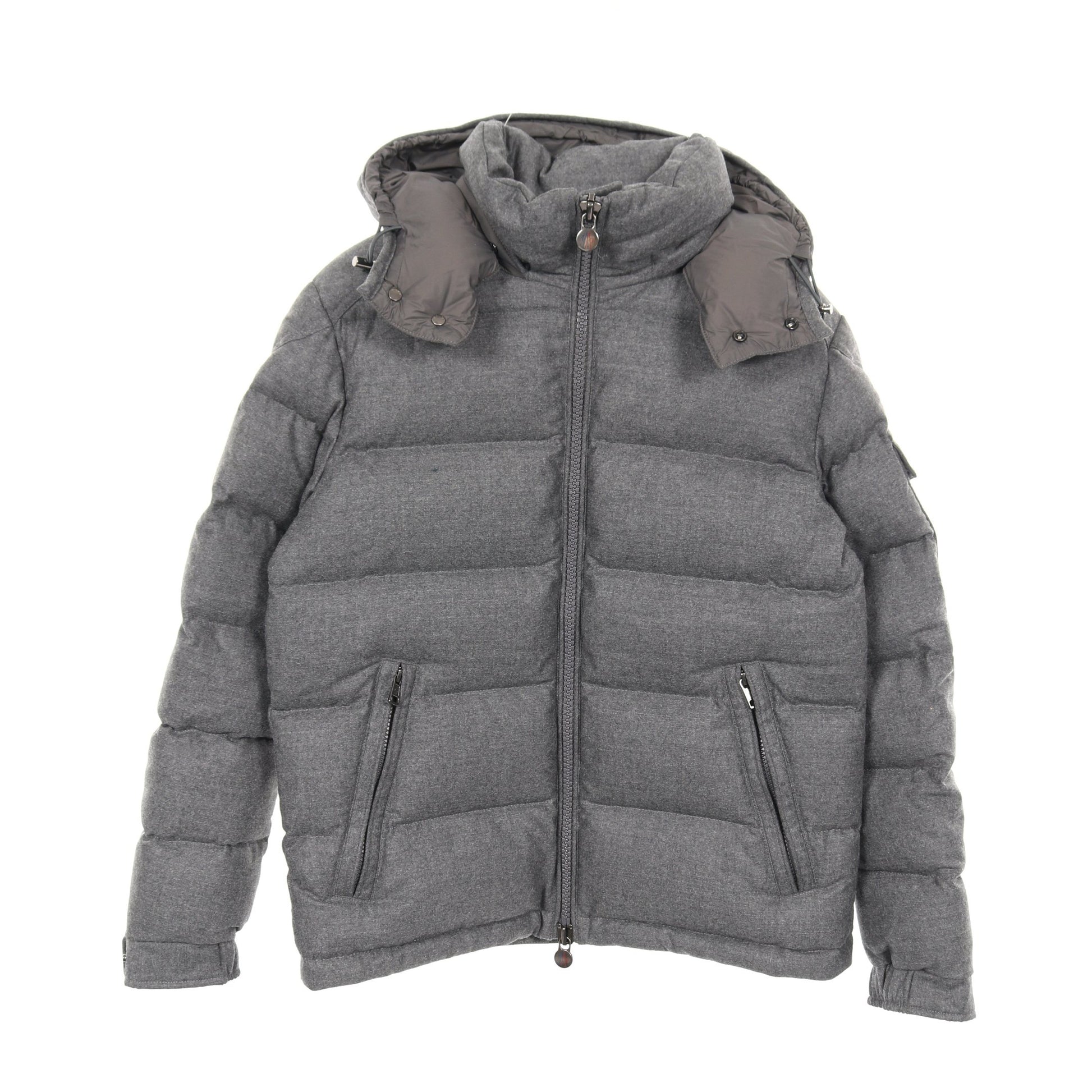 MONTGENEVRE ダウンジャケット ウール グレー モンクレール アウター MONCLER