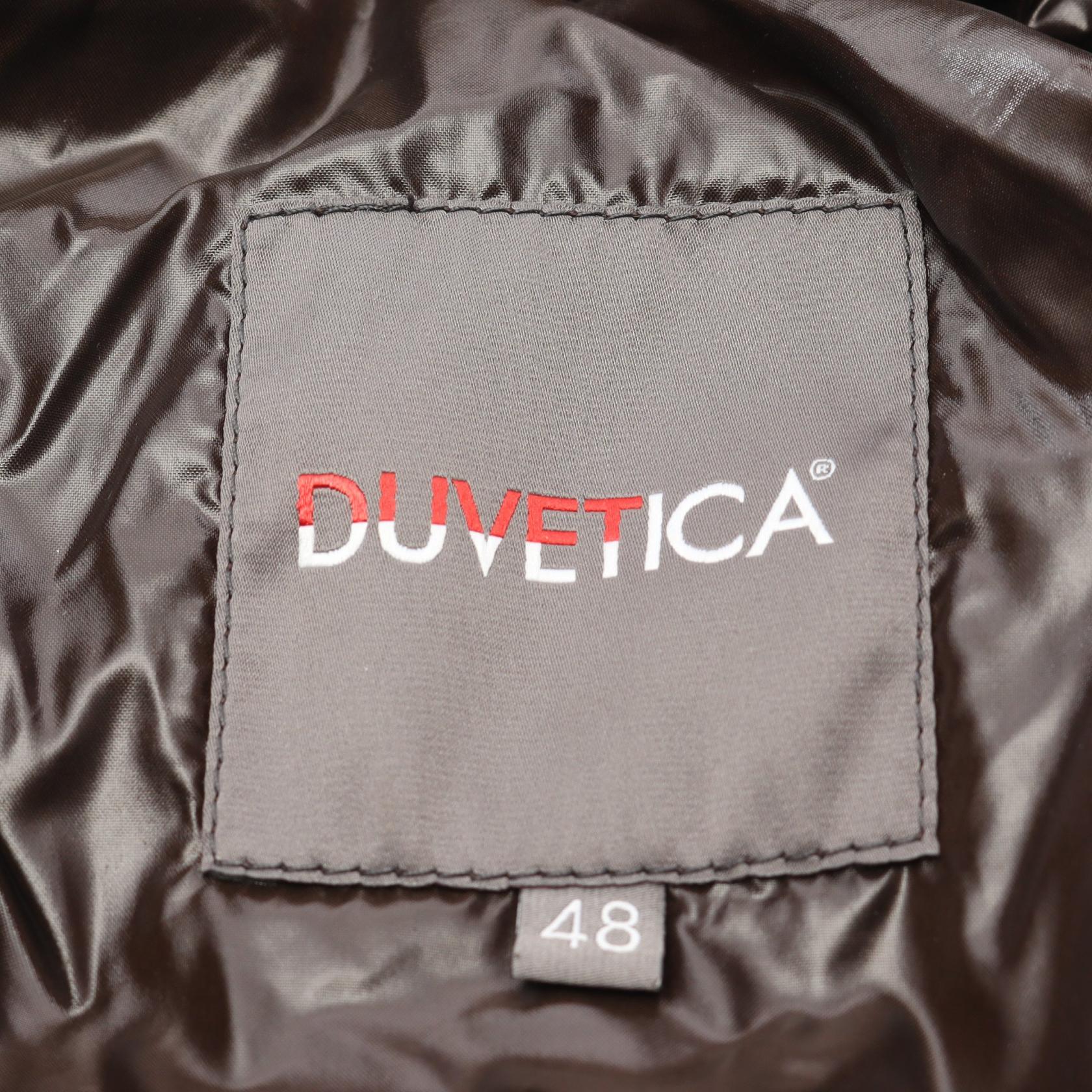 ダウンジャケット ウール カシミヤ グレー フード付き デュベティカ アウター DUVETICA