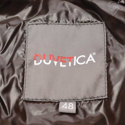 ダウンジャケット ウール カシミヤ グレー フード付き デュベティカ アウター DUVETICA