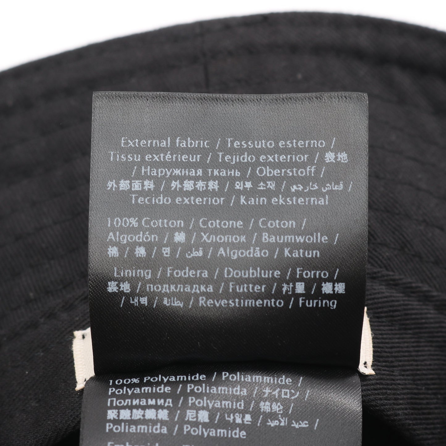 Vロゴ バケット ハット 刺繍 コットン ブラック ヴァレンティノガラヴァーニ 財布・小物 VALENTINO GARAVANI
