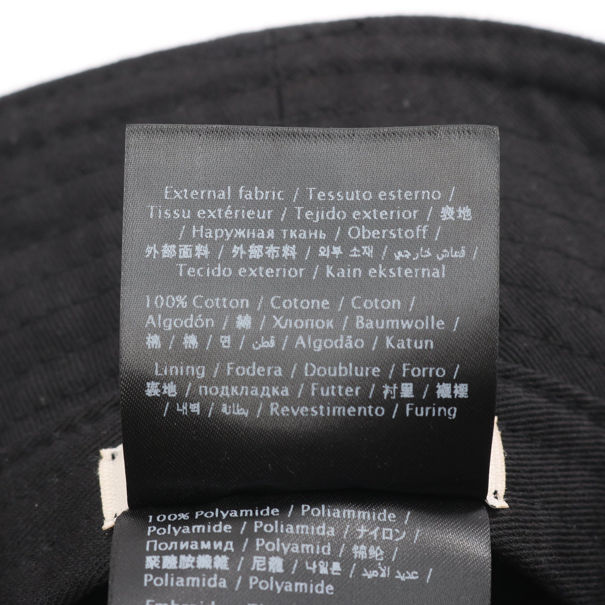 Vロゴ バケット ハット 刺繍 コットン ブラック ヴァレンティノガラヴァーニ 財布・小物 VALENTINO GARAVANI