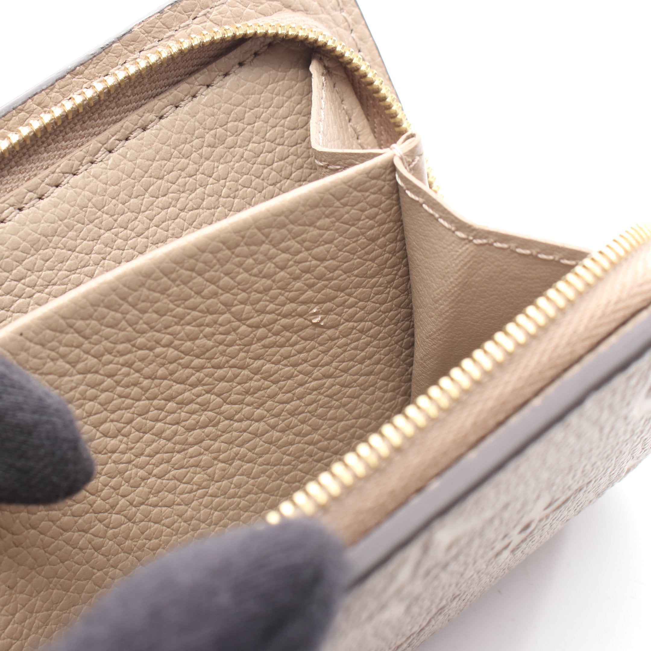 現行モデル♪ルイヴィトン アンプラント クレア トゥルトレール 二つ折り財布 ポルトフォイユ クレア モノグラムアンプラント トゥルトレール 二