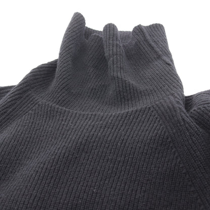 ニット ドッキング ワンピース タートルネック ウール ブラック プリーツ サカイ ワンピース sacai