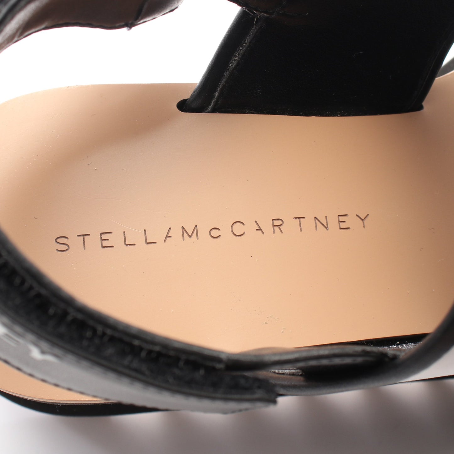プラットフォーム サンダル ファブリック フェイクレザー ブラック ホワイト ステラマッカートニー シューズ Stella McCartney