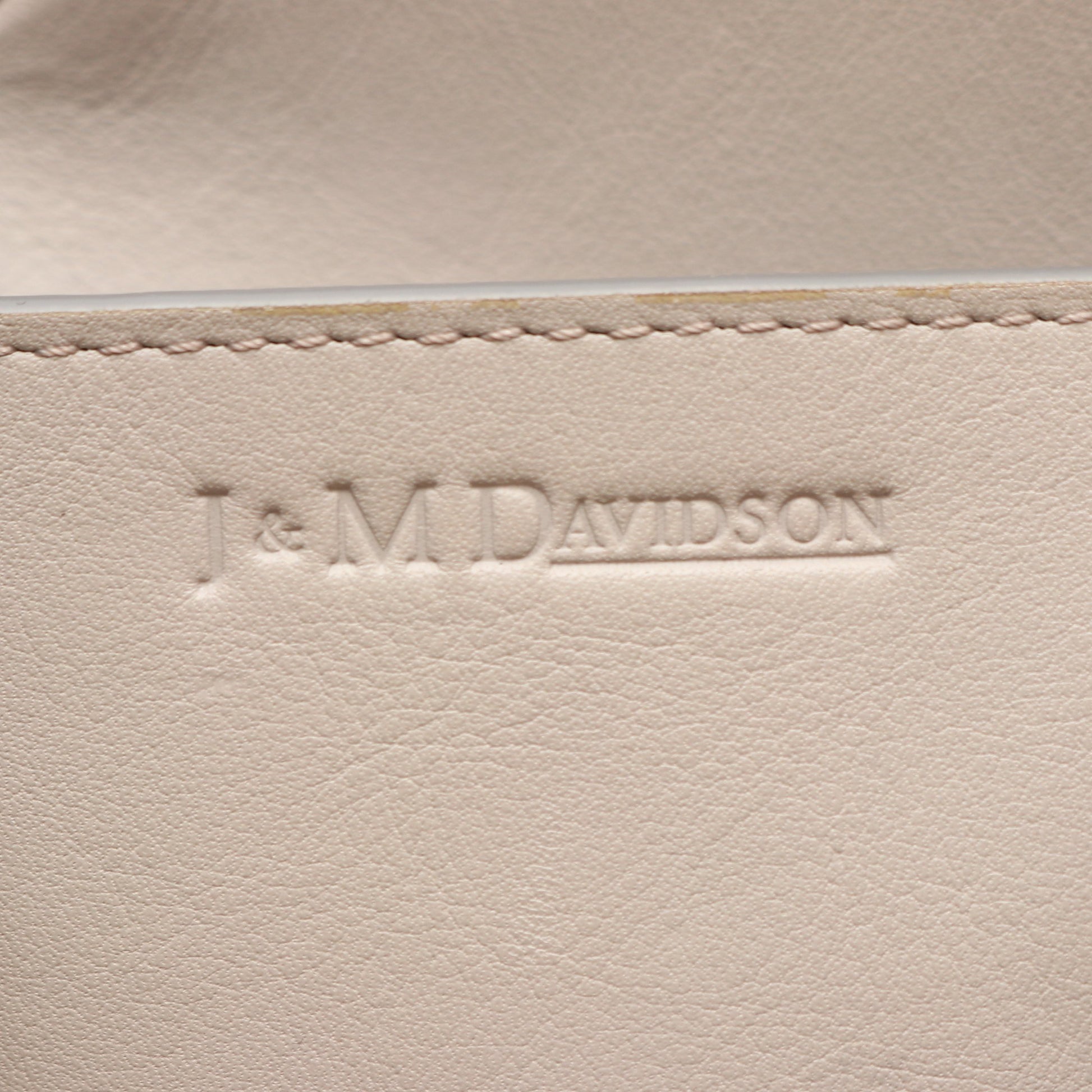 2 × 4 ツーバイフォー ハンドバッグ スタッズ レザー グレーベージュ ジェイアンドエムデヴィッドソン バッグ J&M DAVIDSON