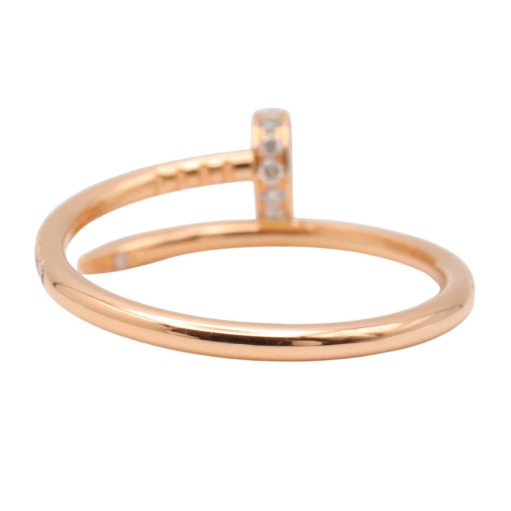 ジュストアンクル SM リング ダイヤ リング 指輪 K18PG ダイヤモンド