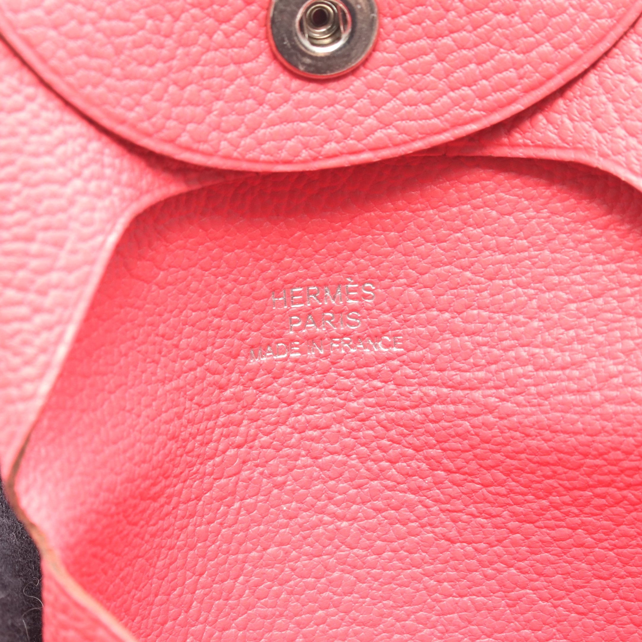 専用エルメス バスティア シェーブル　レザーケース　シルバー金具 ピンク 楽天市場】【財布】HERMES エルメス バスティア コインケース 小銭入れ