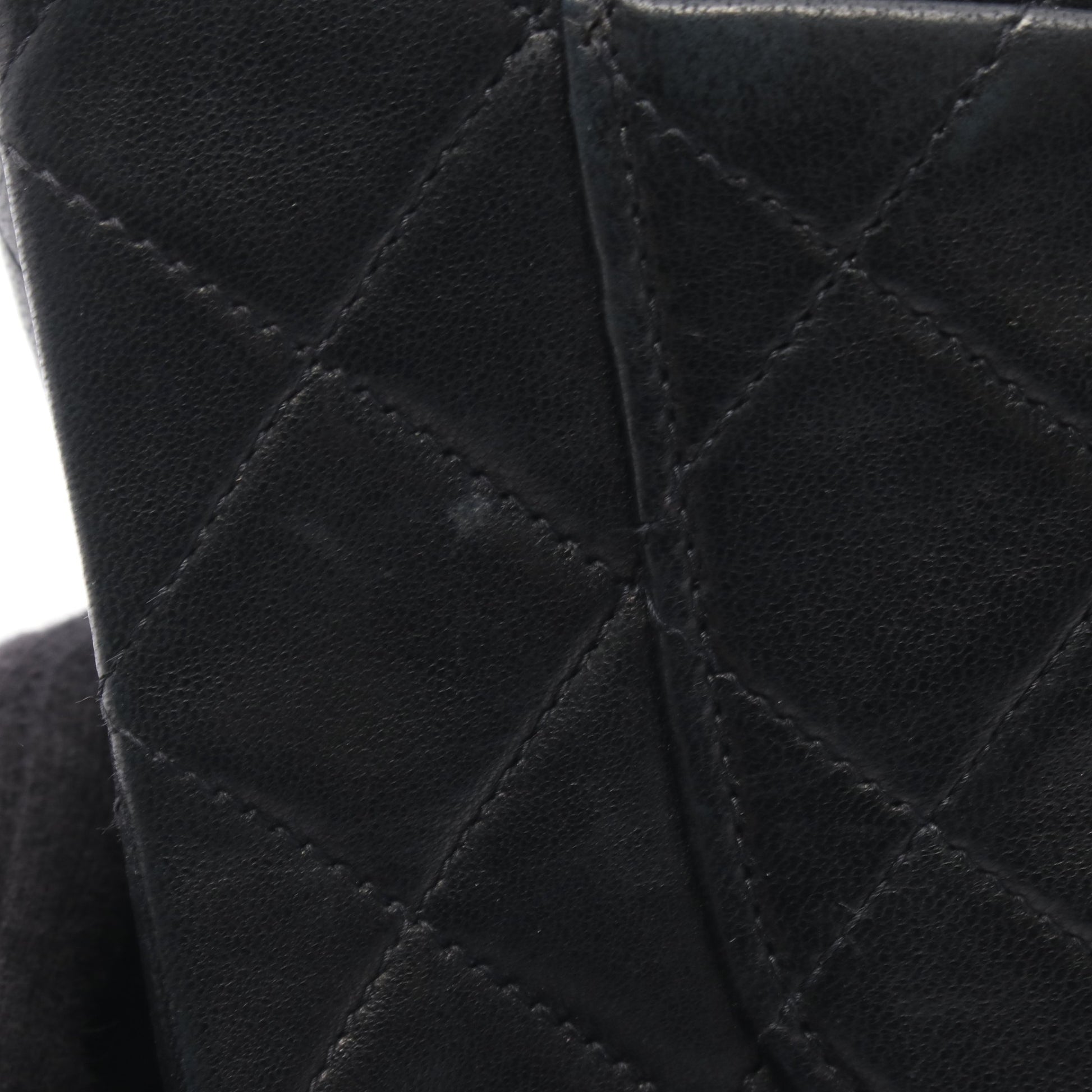 マトラッセ Wフラップ Wチェーンショルダーバッグ ラムスキン ブラック ゴールド金具 シャネル バッグ CHANEL
