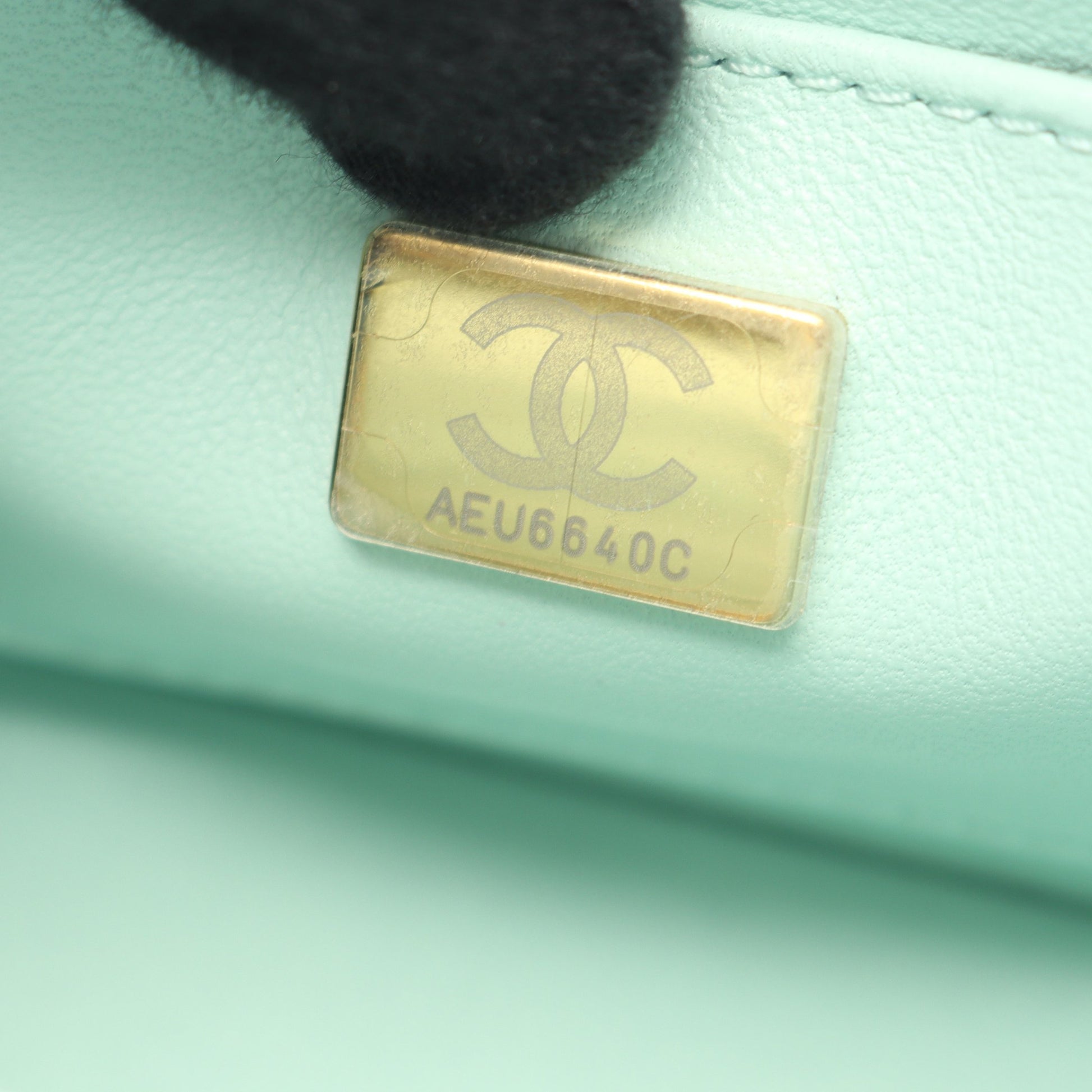 マトラッセ バニティバッグ ツイード レザー ライトグリーン ホワイト ゴールド金具 2WAY シャネル バッグ CHANEL