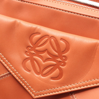 アナグラム ハンドバッグ レザー オレンジブラウン ロエベ バッグ LOEWE