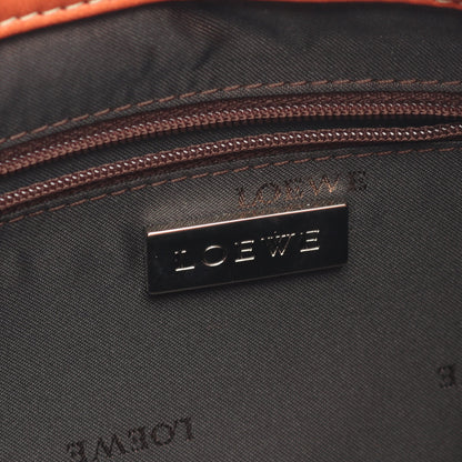 アナグラム ハンドバッグ レザー オレンジブラウン ロエベ バッグ LOEWE