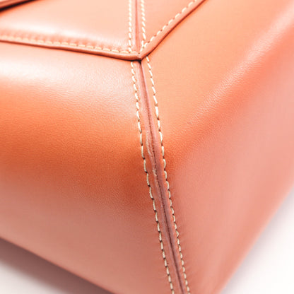 アナグラム ハンドバッグ レザー オレンジブラウン ロエベ バッグ LOEWE