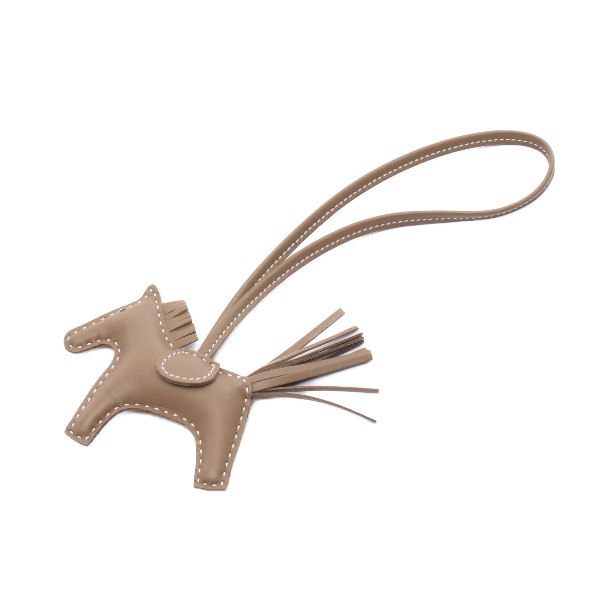 ロデオPM エトゥープ バッグチャーム アニョーミロ グレーブラウン K