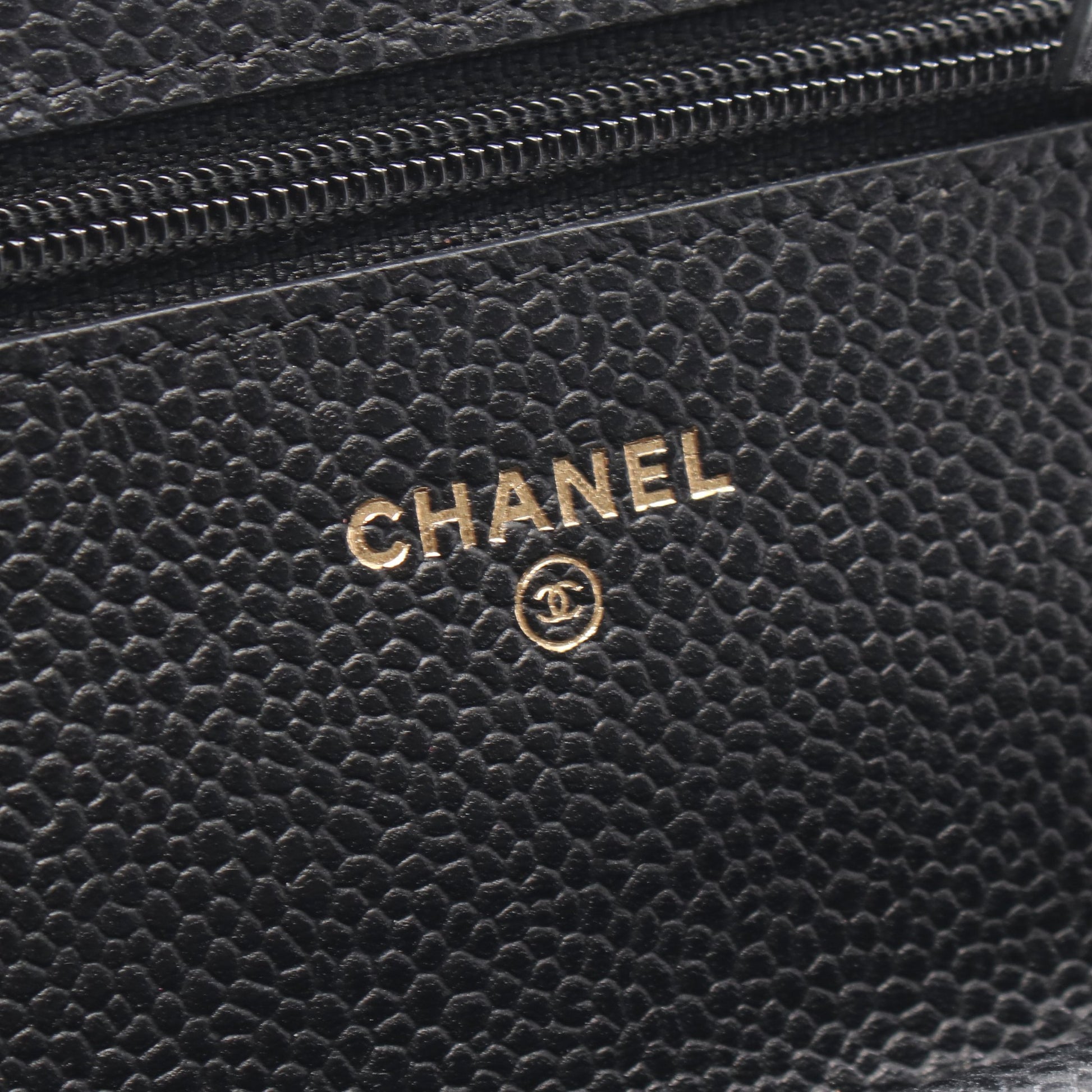 マトラッセ チェーンウォレット キャビアスキン ブラック ゴールド金具 シャネル バッグ CHANEL