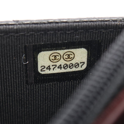 マトラッセ チェーンウォレット キャビアスキン ブラック ゴールド金具 シャネル バッグ CHANEL