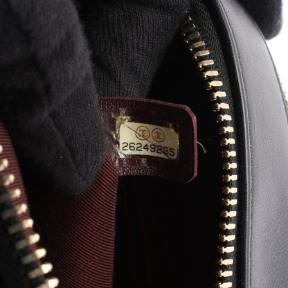 マトラッセ カメラバッグ チェーンショルダーバッグ レザー ブラック ゴールド金具 シャネル バッグ CHANEL