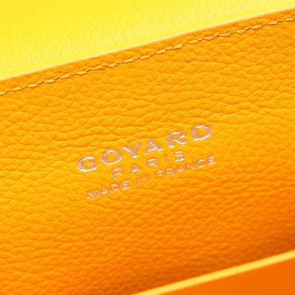 サイゴン ミニ ハンドバッグ コーティングキャンバス レザー イエロー マルチカラー 2WAY ゴヤール バッグ GOYARD