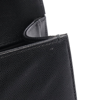 ボーイシャネル チェーンショルダーバッグ キャビアスキン ブラック シルバー金具 シャネル バッグ CHANEL
