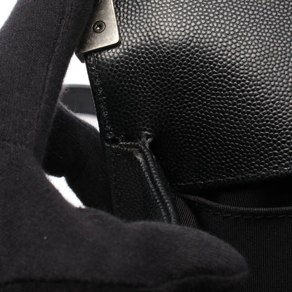 ボーイシャネル チェーンショルダーバッグ キャビアスキン ブラック シルバー金具 シャネル バッグ CHANEL