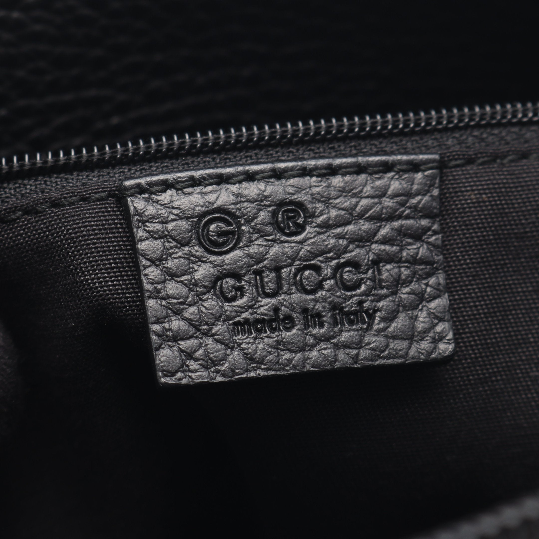 アビー GGキャンバス ハンドバッグ キャンバス レザー ブラック グッチ