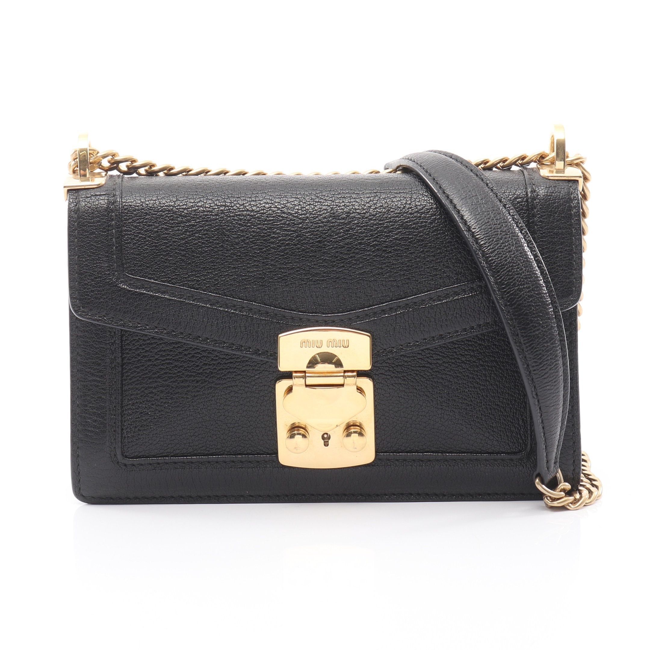 その他 miu 中古・古着通販】MIU MIU (ミュウミュウ) デニムパンツ ブラック